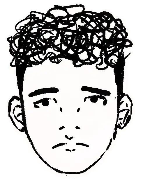 my face drawn by myself